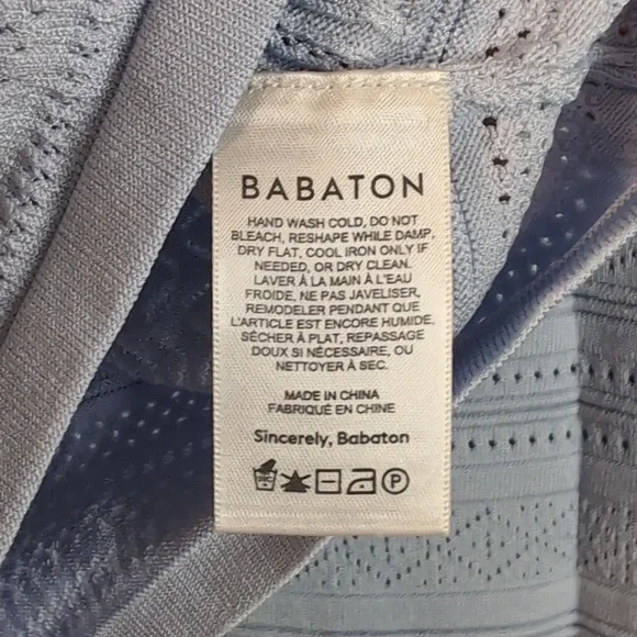 Babaton Pointelle Top + Skirt Set - S - Picture 4 of 4